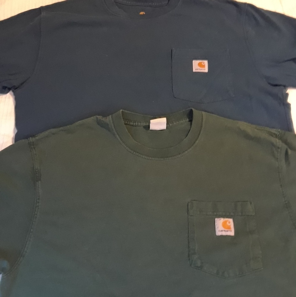 2 Carhartt Men's Classic Pocket T